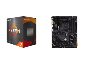AMD Ryzen 7 5800X - Ryzen 7 5000 Series Vermeer (Zen 3) 8-Core 3.8 GHz Socket AM4 105W Desktop Processor - 100-100000063WOF and ASUS TUF GAMING B550-PRO AM4 AMD B550 SATA 6Gb/s ATX AMD Motherboard