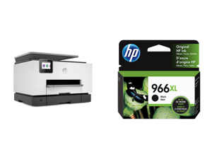 HP Officejet Pro 9020 Wireless Auto-Duplex All-In-One Color Inkjet Printer and HP 966XL High Yield Ink Cartridge - Black