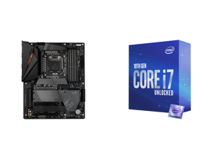 GIGABYTE Z590 AORUS PRO AX LGA 1200 and Intel Core i7 10th Gen - Core i7-10700K Comet Lake 8-Core 3.8 GHz LGA 1200