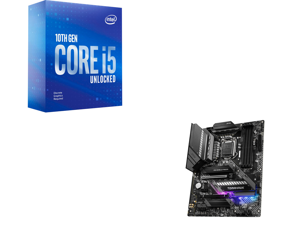 Intel Core i5-10600KF - Core i5 10th Gen Comet Lake 6-Core 4.1 GHz LGA 1200 125W Desktop Processor - BX8070110600KF and MSI MAG Z490 TOMAHAWK LGA 1200 Intel Z490 SATA 6Gb/s ATX Intel Motherboard