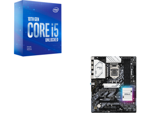 Intel Core i5-10600KF - Core i5 10th Gen Comet Lake 6-Core 4.1 GHz LGA 1200 125W Desktop Processor - BX8070110600KF and ASRock Z590 PRO4 LGA 1200 Intel Z590 SATA 6Gb/s ATX Intel Motherboard
