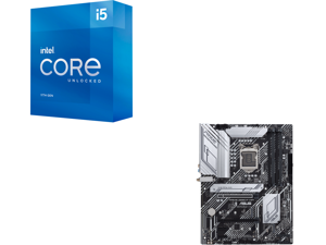 Intel Core i5-11600K - Core i5 11th Gen Rocket Lake 6-Core 3.9 GHz LGA 1200 125W Intel UHD Graphics 750 Desktop Processor - BX8070811600K and ASUS PRIME Z590-P WIFI LGA 1200 Intel Z590 SATA 6Gb/s ATX Intel Motherboard