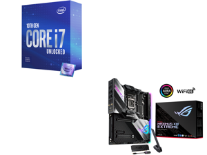 Intel Core i7-10700KF - Core i7 10th Gen Comet Lake 8-Core 3.8 GHz LGA 1200 125W Desktop Processor - BX8070110700KF and ASUS ROG MAXIMUS XIII EXTREME LGA 1200 Intel Z590 SATA 6Gb/s Extended ATX Intel Motherboard