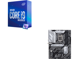Intel Core i9-10850K Comet Lake 10-Core 3.6 GHz LGA 1200 125W Desktop Processor Intel UHD Graphics 630 - BX8070110850K and ASUS PRIME Z590-P WIFI LGA 1200 Intel Z590 SATA 6Gb/s ATX Intel Motherboard