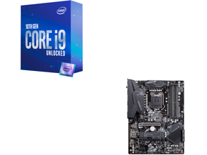 Intel Core i9-10850K Comet Lake 10-Core 3.6 GHz LGA 1200 125W Desktop Processor Intel UHD Graphics 630 - BX8070110850K and GIGABYTE Z490 GAMING X AX LGA 1200 Intel Z490 SATA 6Gb/s ATX Intel Motherboard