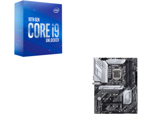 Intel Core i9-10900K - Core i9 10th Gen Comet Lake 10-Core 3.7 GHz LGA 1200 125W Intel UHD Graphics 630 Desktop Processor - BX8070110900K and ASUS PRIME Z590-P WIFI LGA 1200 Intel Z590 SATA 6Gb/s ATX Intel Motherboard