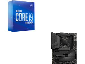 Intel Core i9-10900K - Core i9 10th Gen Comet Lake 10-Core 3.7 GHz LGA 1200 125W Intel UHD Graphics 630 Desktop Processor - BX8070110900K and MSI MEG Z590 UNIFY-X LGA 1200 Intel Z590 SATA 6Gb/s ATX Intel Motherboard