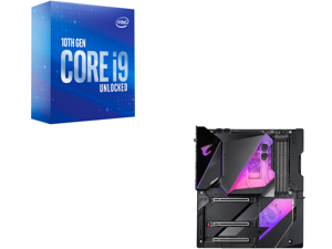 Intel Core i9-10900K - Core i9 10th Gen Comet Lake 10-Core 3.7 GHz LGA 1200 125W Intel UHD Graphics 630 Desktop Processor - BX8070110900K and GIGABYTE Z490 AORUS XTREME WATERFORCE LGA 1200 Intel Z490 E-ATX Motherboard with Triple M.2 SATA 6