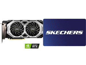 MSI Ventus GeForce RTX 2060 Video Card RTX 2060 VENTUS GP 12G OC and Skechers $25 Gift Card (Email Delivery)