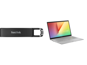 SanDisk 64GB Ultra USB Type-C Flash Drive Speed Up to 150MB/s (SDCZ460-064G-G46) and ASUS VivoBook S15 S533 Thin and Light Laptop 15.6" FHD Display Intel Core i5-1135G7 Processor 8 GB DDR4 RAM 512 GB PCIe SSD Wi-Fi 6 Windows 10 Home Dreamy