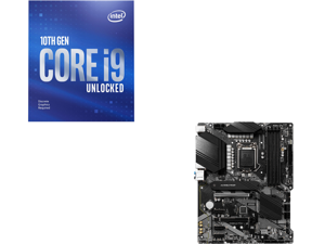 Intel Core i9-10900KF - Core i9 10th Gen Comet Lake 10-Core 3.7 GHz LGA 1200 125W Desktop Processor - BX8070110900KF and MSI PRO Z490-A PRO LGA 1200 Intel Z490 SATA 6Gb/s ATX Intel Motherboard