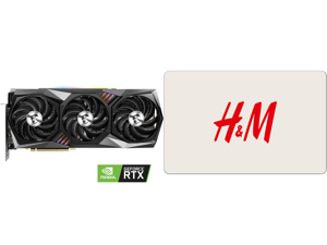 MSI Gaming GeForce RTX 3090 24GB GDDR6X PCI Express 4.0 SLI Support Video Card RTX 3090 GAMING X TRIO 24G and HM $25 Gift Card (Email Delivery)