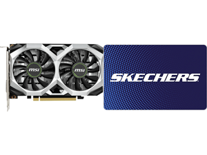 MSI Ventus GeForce GTX 1650 Video Card GTX 1650 D6 VENTUS XS and Skechers $25 Gift Card (Email Delivery)