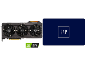 ASUS TUF Gaming GeForce RTX 3070 V2 OC Edition 8GB GDDR6 PCI Express 4.0 Video Card TUF-RTX3070-O8G-V2-GAMING (LHR) and GAP $25 Gift Card (Email Delivery)
