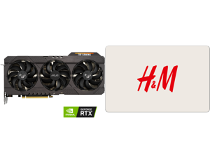 ASUS TUF Gaming GeForce RTX 3070 V2 OC Edition 8GB GDDR6 PCI Express 4.0 Video Card TUF-RTX3070-O8G-V2-GAMING (LHR) and HM $25 Gift Card (Email Delivery)