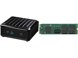 ASRock NUC BOX-1135G7 Fanned BOX Barebone (Include Intel 11th Gen CPU) and Intel 670p Series M.2 2280 1TB PCIe NVMe 3.0 x4 QLC Internal Solid State Drive (SSD) SSDPEKNU010TZX1