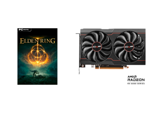 ELDEN RING - PC [Steam Online Game Code] and SAPPHIRE PULSE Radeon RX 6500 XT Video Card 11314-01-20G