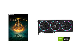 ELDEN RING - PC [Steam Online Game Code] and GIGABYTE AORUS GeForce RTX 3050 ELITE 8G Graphics Card 3x WINDFORCE Fans 8GB 128-bit GDDR6 GV-N3050AORUS E-8GD Video Card