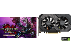 Monster Hunter Rise: Sunbreak Deluxe Edition - PC [Online Game Code] and ASUS TUF Gaming GeForce GTX 1660 Ti EVO OC Edition 6GB GDDR6 PCI Express 3.0 Video Card TUF-GTX1660TI-O6G-EVO-GAMING