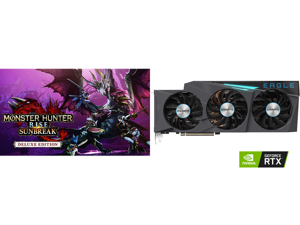 Monster Hunter Rise: Sunbreak Deluxe Edition - PC [Online Game Code] and GIGABYTE Eagle GeForce RTX 3080 Ti Video Card GV-N308TEAGLE OC-12GD