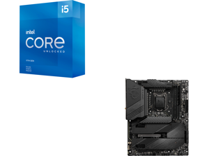 Intel Core i5-11600KF - Core i5 11th Gen Rocket Lake 6-Core 3.9 GHz LGA 1200 125W Desktop Processor - BX8070811600KF and MSI MEG Z590 UNIFY-X LGA 1200 Intel Z590 SATA 6Gb/s ATX Intel Motherboard