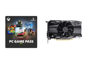 PC Game Pass (100+ PC Games All You Can Play) 3 Month US Region [Digital Code] and EVGA GeForce RTX 2060 SC GAMING 06G-P4-2062-KR 6GB GDDR6 HDB Fan