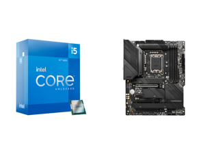 Intel Core i5-12600K - Core i5 12th Gen Alder Lake 10-Core (6P+4E) 3.7 GHz LGA 1700 125W Intel UHD Graphics 770 Desktop Processor - BX8071512600K and MSI MAG Z690 TOMAHAWK WIFI DDR4 LGA 1700 ATX Intel Motherboard
