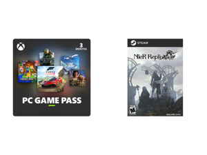 PC Game Pass (100+ PC Games All You Can Play) 3 Month US Region [Digital Code] and NieR Replicant ver.1.22474487139… [Steam Online Game Code]