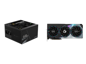 GIGABYTE GP-UD850GM PG5 850W V2.0 PCIe 5.0 Ready 80 Plus Gold Certified Fully Modular Power Supply and GIGABYTE AORUS GeForce RTX 4080 MASTER 16G Video Card GV-N4080AORUS M-16GD