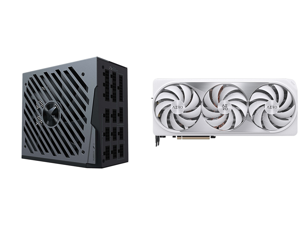 GIGABYTE AORUS GP-AP1200PM 1200 W Power Supply and GIGABYTE AERO OC GeForce RTX 4080 Video Card GV-N4080AERO OC-16GD