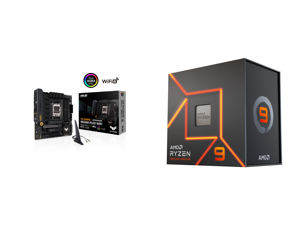 ASUS TUF GAMING B650M-PLUS WIFI Socket AM5 (LGA 1718) Ryzen 7000 mATX gaming motherboard(14 power stages PCIe 5.0 M.2 support DDR5 memory 2.5 Gb Ethernet WiFi 6 USB4 support and Aura Sync) and AMD Ryzen 9 7900 - Ryzen 9 7000 Series 12-Core