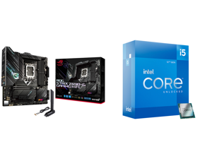 ASUS ROG Strix Z690-G Gaming WiFi 6E LGA 1700(Intel® 12th13th Gen) Micro ATX gaming motherboard(PCIe 5.0DDR514+1 power stages2.5 Gb LANBluetooth v5.2Thunderbolt 43xM.2/NVMe SSD.) and Intel Core i5-12600K - Core i5 12th Gen Alder Lake 10-Cor