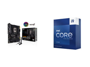 ASUS TUF Gaming Z790-Plus WiFi D4 LGA 1700 (Intel 12th13th Gen) ATX Gaming Motherboard (PCIe 5.0 DDR4 4xM.2 Slots 16+1 DrMOS WiFi 6 Intel 2.5Gb LAN Front USB 3.2 Gen 2 Type-C Thunderbolt 4) and Intel Core i9-13900KF - Core i9 13th Gen Rapto