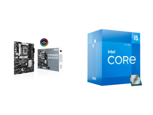 ASUS Prime B760-PLUS D4 Intel B760(13th and 12th Gen) LGA 1700 ATX motherboard with PCIe 5.0 three PCIe 4.0 M.2 slots DDR4 Realtek 2.5Gb Ethernet DisplayPort VGA HDMI SATA 6 Gbps and Intel Core i5-12400 - Core i5 12th Gen Alder Lake 6-Core