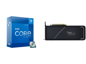 Intel Core i7-12700K - Core i7 12th Gen Alder Lake 12-Core (8P+4E) 3.6 GHz LGA 1700 125W Intel UHD Graphics 770 Desktop Processor - BX8071512700K and Intel Arc A750 Limited Edition 8GB PCI Express 4.0 Graphics Card 21P02J00BA