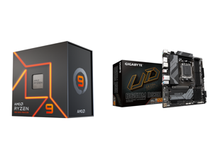 AMD Ryzen 9 7900 - Ryzen 9 7000 Series 12-Core Socket AM5 65W AMD Radeon Graphics Processor - 100-100000590BOX and GIGABYTE B650M DS3H AM5 LGA 1718 AMD B650 M-ATX Motherboard with 5-Year Warranty DDR5 PCIe 4.0 M.2 PCIe 4.0 USB 3.2 Gen2X2 Ty