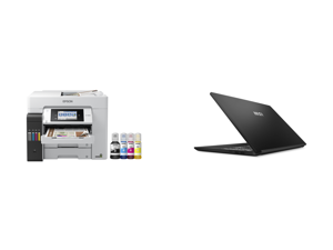 Epson EcoTank Pro ET5800 Wireless 4color allpigment 4in1 TFP2 MFC  AllInOne Color Business Printer and MSI Modern 15 156 Ultra Thin and Light Professional Laptop Intel Core i71195G7 16GB DDR4 1TB NVMe SSD Win 11 Home