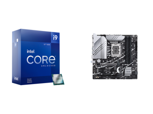Intel Core i912900KF  Core i9 12th Gen Alder Lake 16Core 8P8E 32 GHz LGA 1700 125W Desktop Processor  BX8071512900KF and ASUS Prime Z790MPlus LGA 1700Intel 12th13th Gen microATX motherboard PCIe 50 3xM2 slots 101 DrMOS DDR51