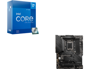 Intel Core i712700KF  Core i7 12th Gen Alder Lake 12Core 8P4E 36 GHz LGA 1700 125W Desktop Processor  BX8071512700KF and MSI MAG Z690 TOMAHAWK WIFI LGA 1700 Intel Z690 SATA 6Gbs DDR5 ATX Intel Motherboard
