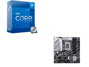 Intel Core i712700K  Core i7 12th Gen Alder Lake 12Core 8P4E 36 GHz LGA 1700 125W Intel UHD Graphics 770 Desktop Processor  BX8071512700K and ASUS Prime Z790MPlus LGA 1700Intel 12th13th Gen microATX motherboard PCIe 50 3xM2 sl