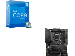 Intel Core i512600K  Core i5 12th Gen Alder Lake 10Core 6P4E 37 GHz LGA 1700 125W Intel UHD Graphics 770 Desktop Processor  BX8071512600K and MSI MAG Z690 TOMAHAWK WIFI LGA 1700 Intel Z690 SATA 6Gbs DDR5 ATX Intel Motherboard