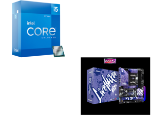 Intel Core i512600K  Core i5 12th Gen Alder Lake 10Core 6P4E 37 GHz LGA 1700 125W Intel UHD Graphics 770 Desktop Processor  BX8071512600K and ASRock Z790 LiveMixer Intel LGA1700 ATX Mainboard 4 slots DDR5 PCIE 50 x16 5 M2 slots 2