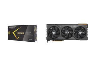 Seasonic VERTEX GX850 850W 80 Gold ATX 30  PCIe 50 Compliant Full Modular Fan Control in Fanless Silent and Cooling Mode for Gaming and HighPerformance Systems 12851GXAFS and ASUS TUF Gaming Radeon RX 7900 XTX OC Edition 24GB GDDR6 Gr