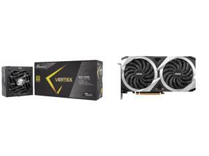 Seasonic VERTEX GX750 750W 80 Gold ATX 30  PCIe 50 Compliant Full Modular Fan Control in Fanless Silent and Cooling Mode for Gaming and HighPerformance Systems 12751GXAFS and MSI Mech Radeon RX 6750 XT Video Card RX 6750 XT MECH 2X 12