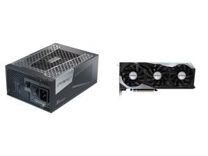 Seasonic PRIME PX1600 1600W 80 Platinum Full Modular Fan Control in Fanless Silent and Cooling Mode Perfect Power Supply for Gaming and HighPerformance Systems SSR1600PD and GIGABYTE Gaming GeForce RTX 3060 Ti Video Card GVN306TXGAMING
