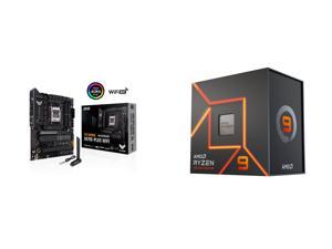 ASUS TUF GAMING X670EPLUS WIFI 6E Socket AM5 LGA 1718 Ryzen 7000 ATX Gaming Motherboard 16 Power Stages PCIe 50 DDR5 Memory Four M2 Slots WiFi 6E and 25 Gb Ethernet Aura RGB Lighting and AMD Ryzen 9 7900X  12Core 47 GHz  Socket