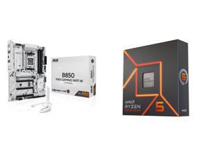 Motherboard CPU Combo -  ASUS B850 MAX GAMING WIFI W Bundle with AMD 7600X