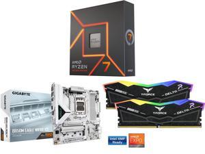 CPU Motherboard Memory Combo - AMD Ryzen 7 7700X Bundle with GIGABYTE B850M EAGLE WF6E ICE and Team Group FF3D516G6000HC38ADC01 CPU Motherboard Memory Combo - AMD Ryzen 7 7700X Bundle with GIGABYTE B850M EAGLE WF6E ICE and Team Group FF3D516G6000HC38ADC01