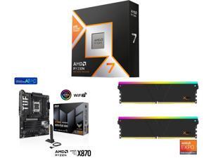 CPU Motherboard Memory Combo - AMD Ryzen 7 9800X3D Bundle with ASUS TUF GAMING X870-PLUS WIFI and V-color TMXSAL1664832KWK CPU Motherboard Memory Combo - AMD Ryzen 7 9800X3D Bundle with ASUS TUF GAMING X870-PLUS WIFI and V-color TMXSAL1664832KWK