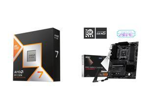 AMD Ryzen 7 9800X3D CPU + MSI PRO B850-S WIFI6E Motherboard